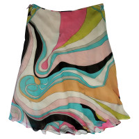 Emilio Pucci Silk mid-legth skirt