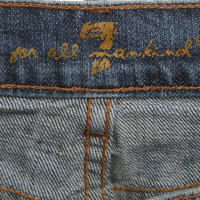 7 For All Mankind "Straight Leg" Jeans in Blau