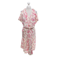 Balenciaga Seidenkleid mit floralem Muster