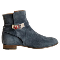 Hermès Ankle boots Suede in Blue
