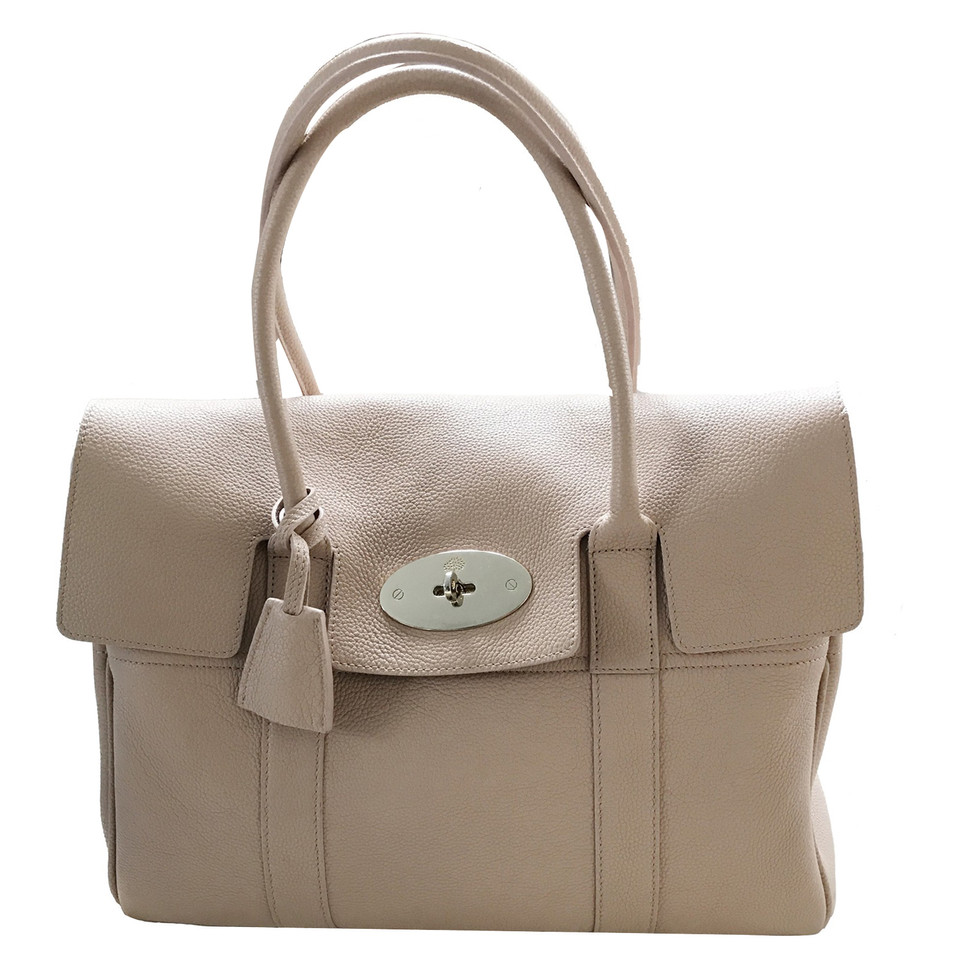 Mulberry Bayswater aus Leder in Nude