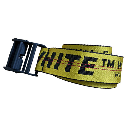 Off White Belt in Yellow