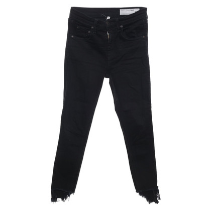 Rag & Bone Jeans aus Baumwolle in Schwarz