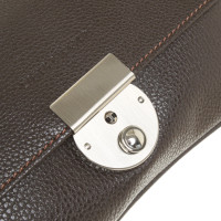 Longchamp Täschchen/Portemonnaie aus Leder in Braun