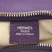 Hermès Massai 32 aus Leder in Violett