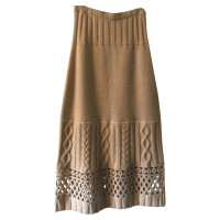 Philosophy Di Alberta Ferretti Knitted skirt in beige