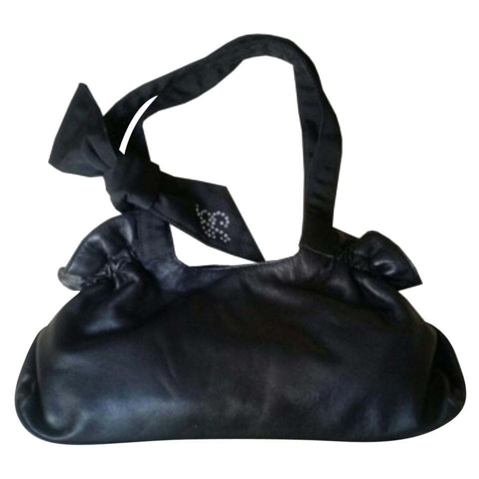 Blumarine Handtasche aus Leder in Schwarz