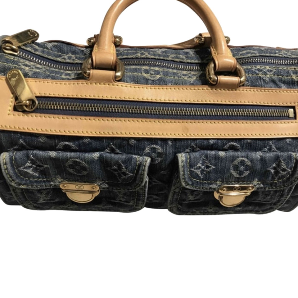 Louis Vuitton Tote Bag aus Jeansstoff