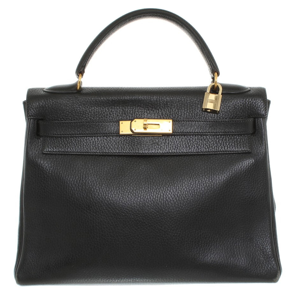 Hermès &quot;Kelly Bag 32&quot; in black - Buy Second hand Hermès &quot;Kelly Bag 32&quot; in black for €4,590.00