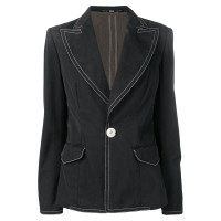 Gianfranco Ferré Jacket/Coat Cotton in Black