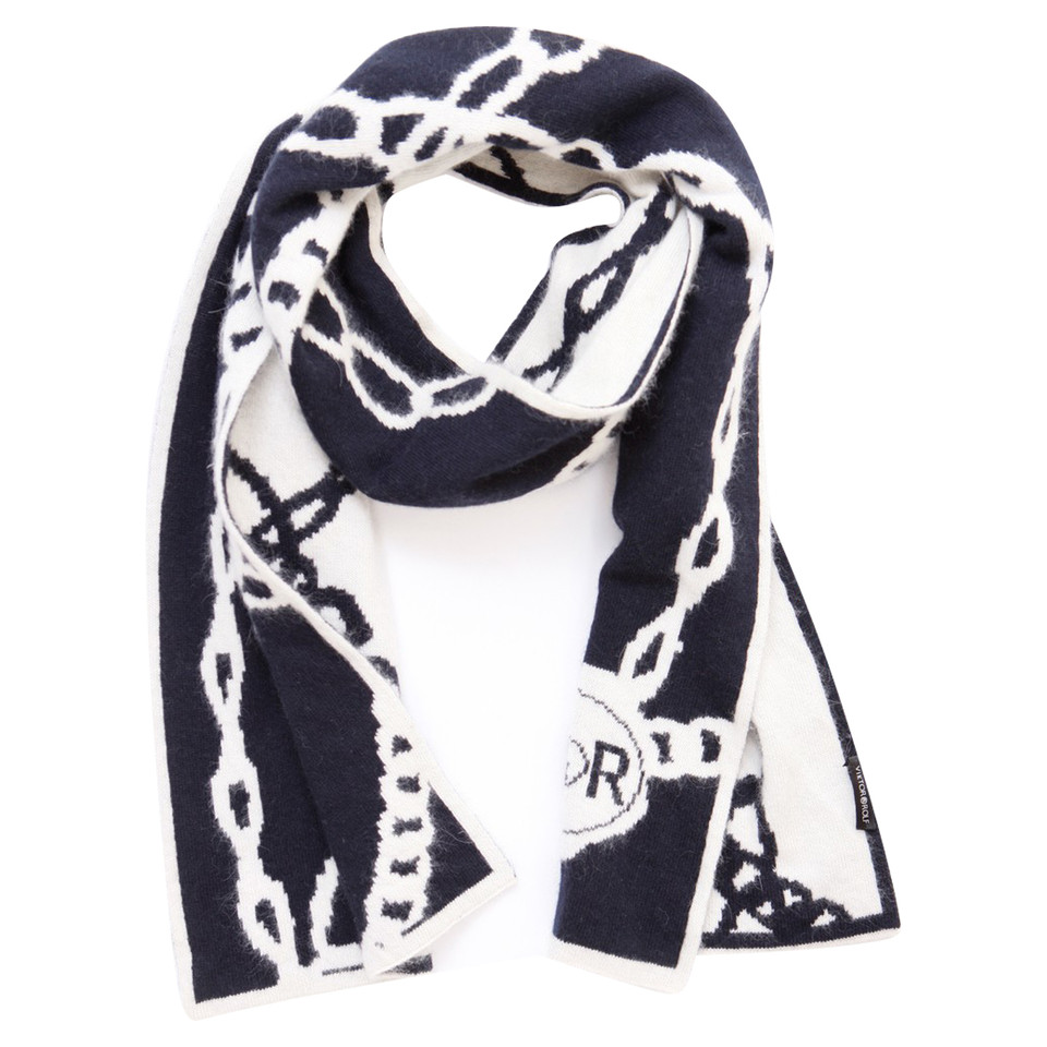 Viktor & Rolf scarf with chain pattern