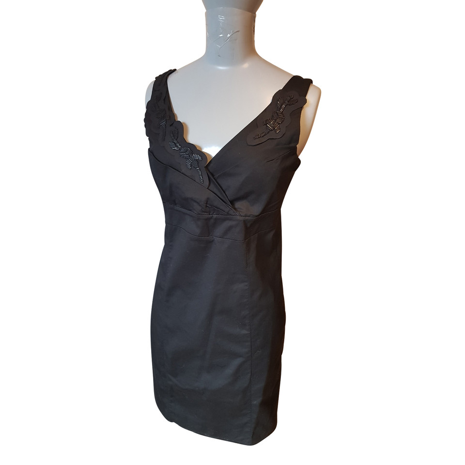 Prada Kleid aus Baumwolle in Schwarz