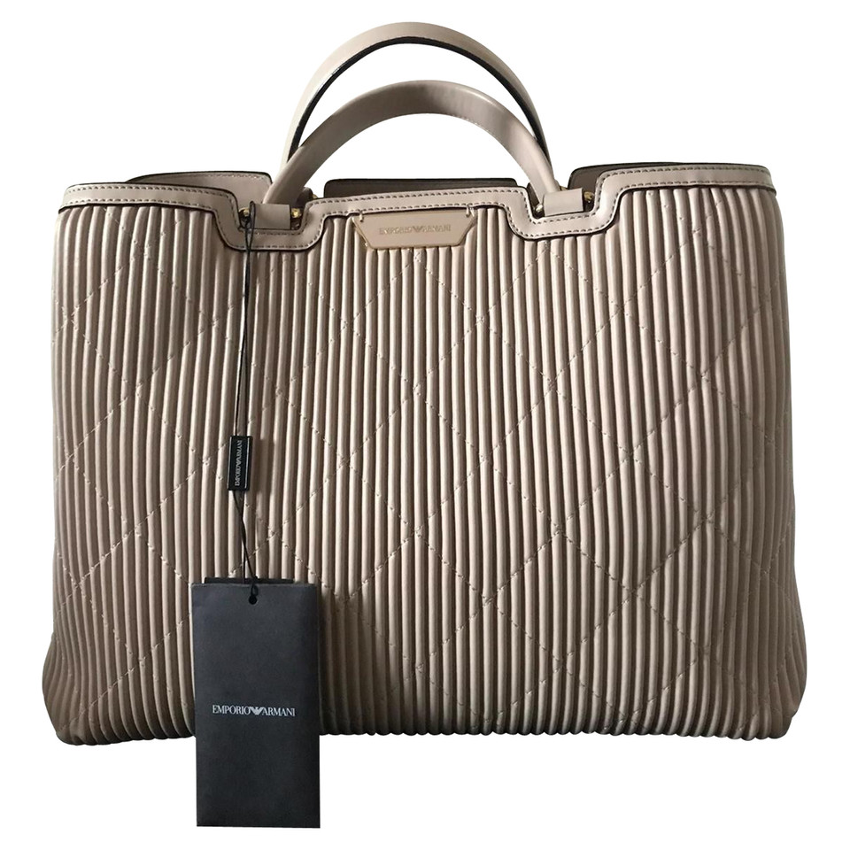 Armani Shopper in Beige