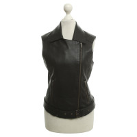 Liebeskind Berlin Leather vest in black