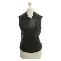 Liebeskind Berlin Gilet di pelle nera