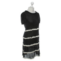 Twin Set Simona Barbieri Wool dress in bicolor