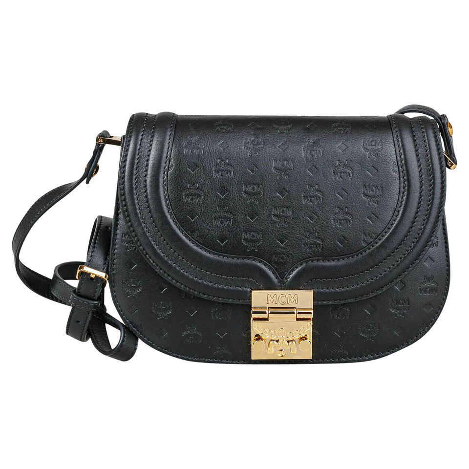 Mcm Shoulder bag Leather in Black