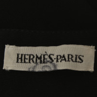 Hermès Silk trousers in black