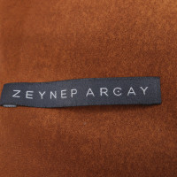 Zeynep Arcay Jacke/Mantel aus Leder in Braun