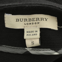 Burberry Robe en laine en noir