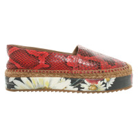 Dolce & Gabbana Slipper/Ballerinas aus Leder