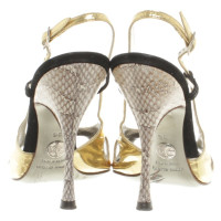 Dolce & Gabbana Sandaletten mit Materialmix