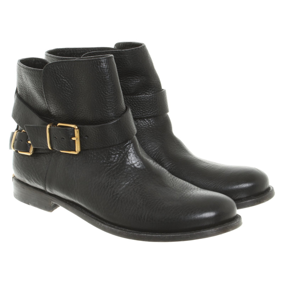Burberry Ankle boots Leather in Black