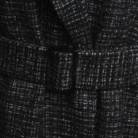 Hugo Boss Coat in black / grey / light blue