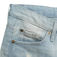 7 For All Mankind Kurze Jeans im Used-Look