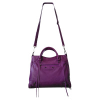 Balenciaga Shoulder bag Leather in Violet