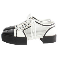Chanel Lace-up shoe in black and white