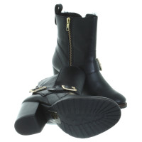 Kurt Geiger Leather ankle boots in black