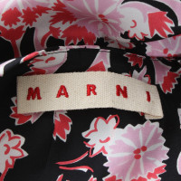 Marni Silk skirt with a floral pattern