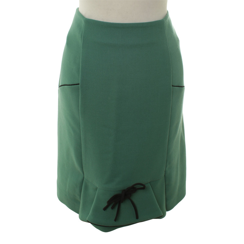 Marni Wool skirt in green
