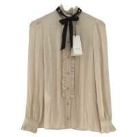 Gucci Top Silk in Beige