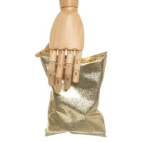 Anya Hindmarch Clutch Bag in Gold