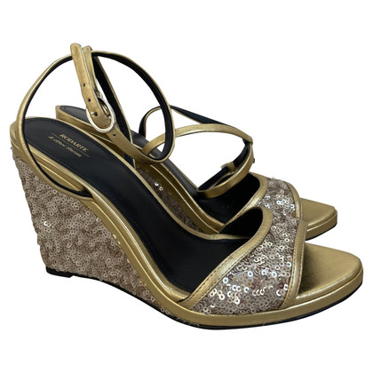 & Other Stories Sandals Leather in Gold