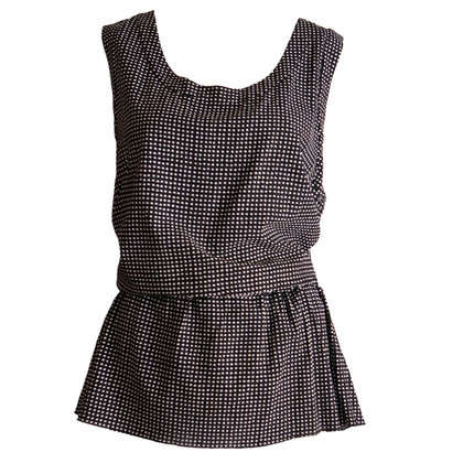 Marni black/white colored top with open back