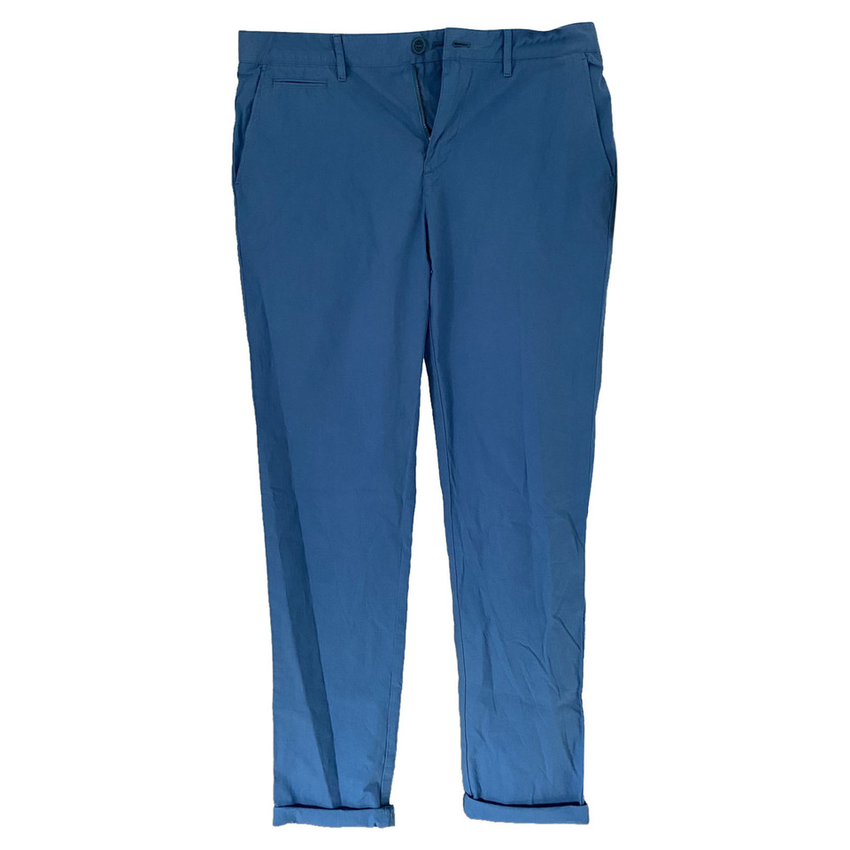 Burberry Paire de Pantalon en Coton en Bleu