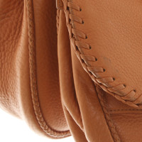 Christian Dior Gaucho Saddle Bag aus Leder in Braun