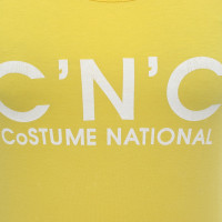 Costume National Oberteil aus Baumwolle in Gelb