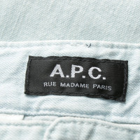 A.P.C. Jupe en Coton en Bleu
