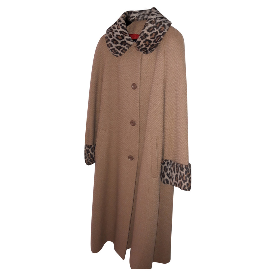 Dolce & Gabbana Jacket/Coat Wool in Beige