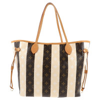 Louis Vuitton Neverfull MM32 Leer in Crème