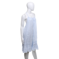 See By Chloé Gestreiftes Kleid in Blau/Weiß