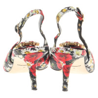 Dolce & Gabbana Slingbacks with a floral pattern
