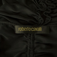 Roberto Cavalli black halter top