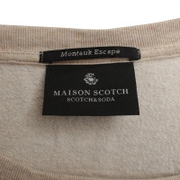 Maison Scotch Sweatshirt met belettering