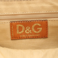 D&G Shoulder bag Leather in Gold
