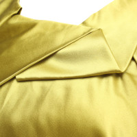Karen Millen chemise de soie en vert / jaune